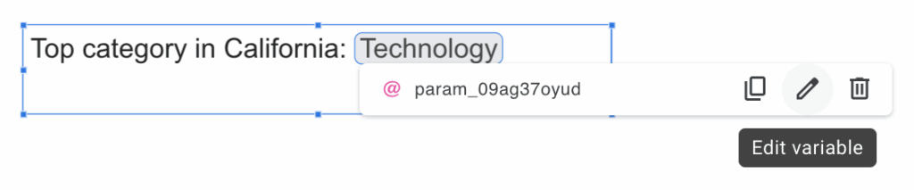 Edit a query result variables in Looker Studio